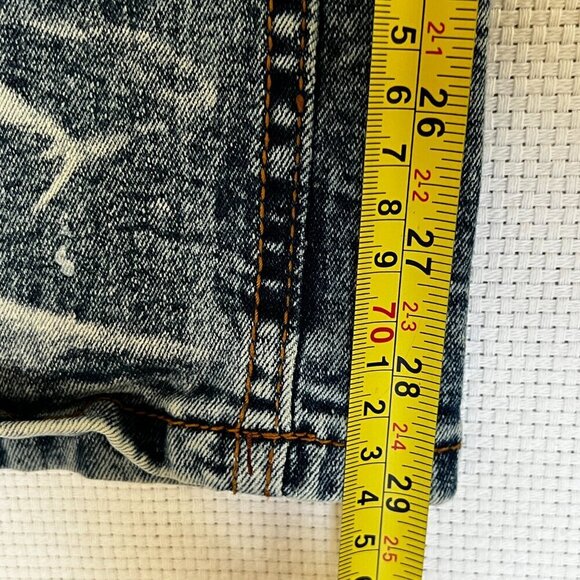Parish Nation Rare Paint Splatter Rip and Repair Distressed Denim Jeans 32x29 - Picture 8 of 11